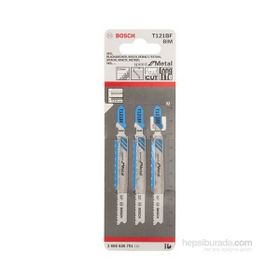 Bosch T121AF 3'lü Paket Dekupaj Testeresi Bıçağı