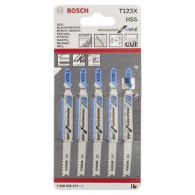 Bosch T123XF 5'li Paket Dekupaj Testeresi Bıçağı