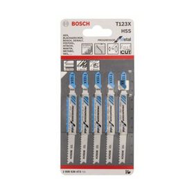 Bosch T123XF 5'li Paket Dekupaj Testeresi Bıçağı