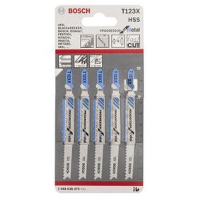 Bosch T123XF 5'li Paket Dekupaj Testeresi Bıçağı