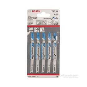 Bosch T123XF 5'li Paket Dekupaj Testeresi Bıçağı