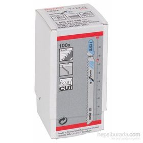 Bosch T127D 100'lü Paket Dekupaj Testeresi Bıçağı