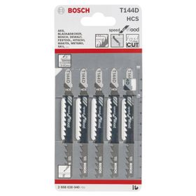 Bosch T144D 5'li Paket Dekupaj Testeresi Bıçağı