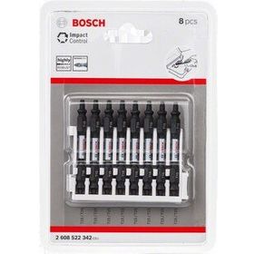 Bosch T15 65 mm 8'li Impact Control Serisi Çift Taraflı Vidalama Ucu