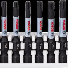 Bosch T15 T20x2 T25x2 T30x2 T40 50 mm 8'li Impact Control Serisi Vidalama Ucu