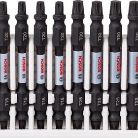Bosch T15/20x4 T25/30x4 65 mm 8'li Impact Control Serisi Çift Taraflı Vidalama Ucu