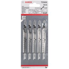 Bosch T234X 5'li Paket Dekupaj Testeresi Bıçağı