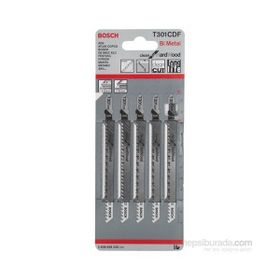 Bosch T301CDF 5'li Paket Dekupaj Testeresi Bıçağı