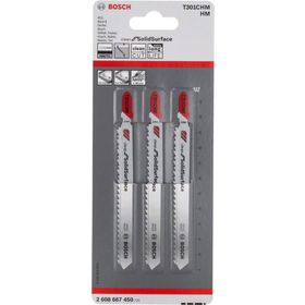 Bosch T301CHM 3'lü Paket Dekupaj Testeresi Bıçağı