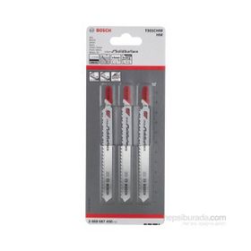 Bosch T301CHM 3'lü Paket Dekupaj Testeresi Bıçağı