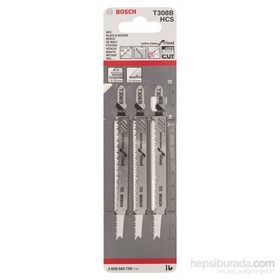 Bosch T308B 3'lü Paket Dekupaj Testeresi Bıçağı