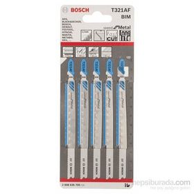 Bosch T321AF 5'li Paket Dekupaj Testeresi Bıçağı