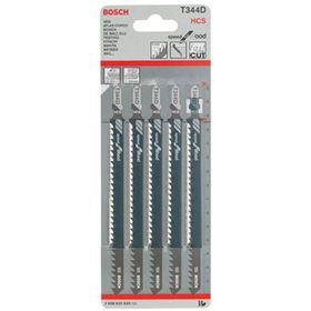 Bosch T344 D Hızlı Kesim 5'li Ahşap Dekupaj Ağzı