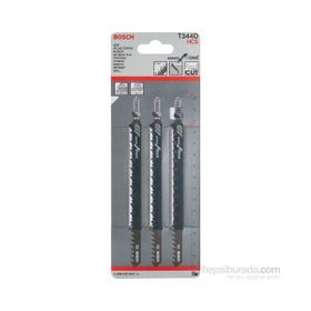 Bosch T344D 3'lü Paket Dekupaj Testeresi Bıçağı