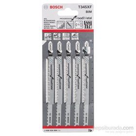 Bosch T345XF 5'li Dekupaj Testeresi Bıçağı