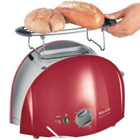Bosch TAT 6104 900 W 5 Programlı 2 Dilim Hazneli Ekmek Kızartma Makinesi Kırmızı