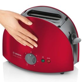 Bosch TAT 6104 900 W 5 Programlı 2 Dilim Hazneli Ekmek Kızartma Makinesi Kırmızı