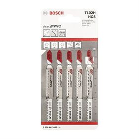 Bosch Temiz Kesim Serisi Pvc İçin T 102 H 5 Li Paket Dekupaj Testeresi Bıçağı