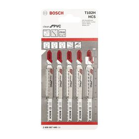 Bosch Temiz Kesim Serisi Pvc İçin T 102 H 5 Li Paket Dekupaj Testeresi Bıçağı