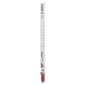 Bosch Temiz Kesim Serisi Pvc İçin T 302 H 5 Li Paket Dekupaj Testeresi Bıçağı