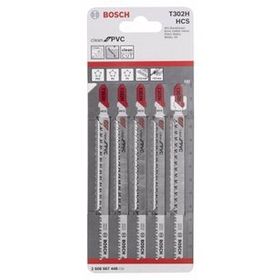 Bosch Temiz Kesim Serisi Pvc İçin T 302 H 5 Li Paket Dekupaj Testeresi Bıçağı