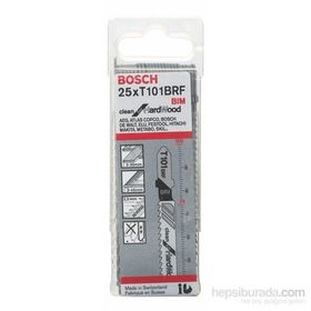 Bosch Temiz Kesim Serisi Sert Ahşap İçin T 101 Brf 25 Li Paket Dekupaj Testeresi Bıçağı