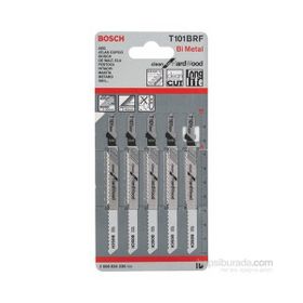 Bosch Temiz Kesim Serisi Sert Ahşap İçin T 101 Brf 5 Li Paket Dekupaj Testeresi Bıçağı