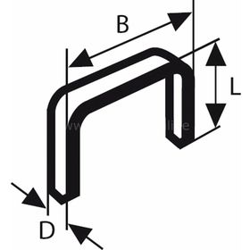 Bosch Tip 53 11.4x0.74x18 mm Zımba Teli