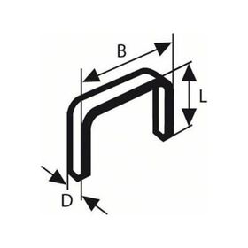 Bosch Tip 53 11.4x0.74x18 mm Zımba Teli