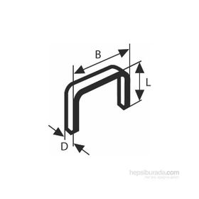 Bosch Tip 53 11.4x0.74x6 mm İnce Zımba Teli