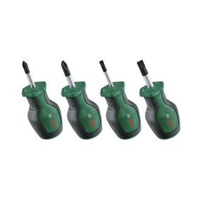 Bosch Topaç Kısa 4 Parça Tornavida Takımı