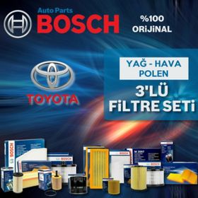 Bosch Toyota Avensis 1.8 2010 2012 Filtre Bakım Seti