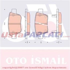 Bosch Toyota Avensis 2.0 2003-2008 Ön Fren Balatası