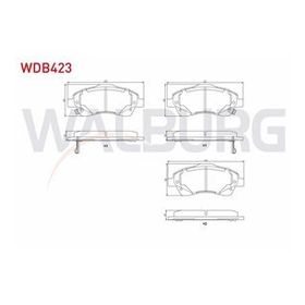 Bosch Toyota Avensis 2.0 2003-2008 Ön Fren Balatası