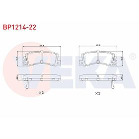 Bosch Toyota Avensis 2003-2008 Arka Fren Balatası