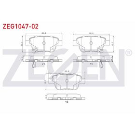Bosch Toyota Avensis 2003-2008 Arka Fren Balatası