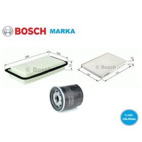 Bosch Toyota Corolla 1.6 2003 2007 Filtre Bakım Seti