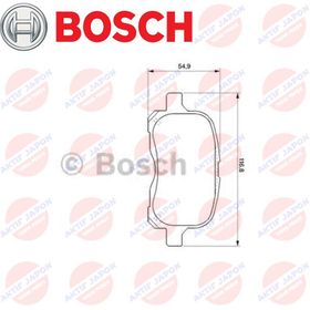 Bosch Toyota Corolla 1998-2002 Ön Fren Balatası
