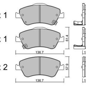 Bosch Toyota Corolla 1998-2002 Ön Fren Balatası