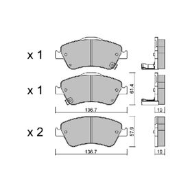 Bosch Toyota Corolla 1998-2002 Ön Fren Balatası