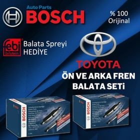 Bosch Toyota Corolla Auris Ön Fren Balata 2013-