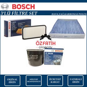 Bosch Toyota Yaris 1.3 16V. 2006 2009 Filtre Bakım Seti