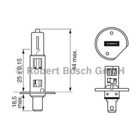 Bosch Trucklight 24 V H1 70 W P14.5S H1 Ampul