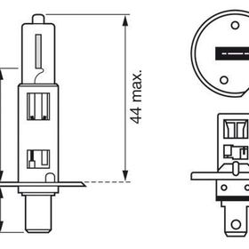 Bosch Trucklight 24 V H1 70 W P14.5S H1 Ampul