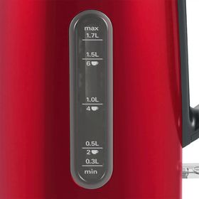 Bosch TWK4P434 2400 W 2.7 lt Çelik Su Isıtıcı Kırmızı