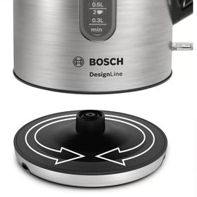 Bosch TWK4P440 2400 W 1.7 lt Kapasite Su Isıtıcı Inox