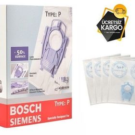 Bosch TYP P Süpürge 20 Adet Sentetik Toz Torbası