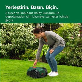 Bosch VisiMow100 Solo Çim Biçme Robotu