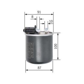Bosch Vito W447 14 Yakıt Filtresi