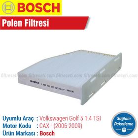Bosch Volkswagen Golf 5 1.4 TSI 2006 2009 CAX Filtre Bakım Seti
